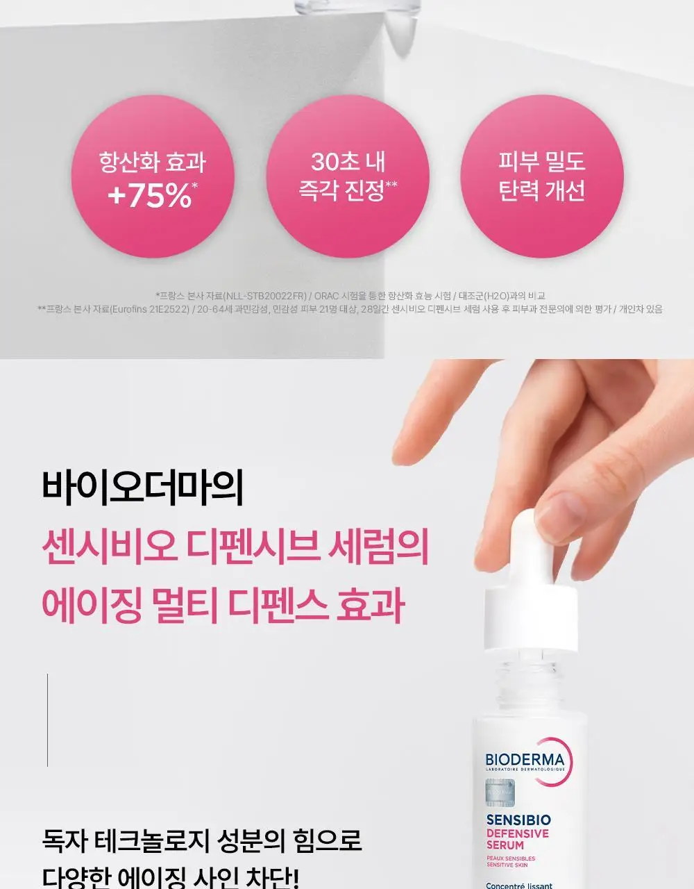 [항산화 세럼]바이오더마 센시비오 디펜시브 세럼 30ml 상세페이지 4